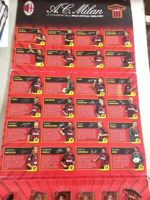 Sport, Football, Footballers: Milan Team, Collectible Pins with Portraits
