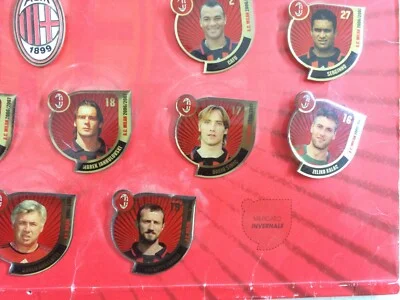 Sport, Football, Footballers: Milan Team, Collectible Pins with Portraits