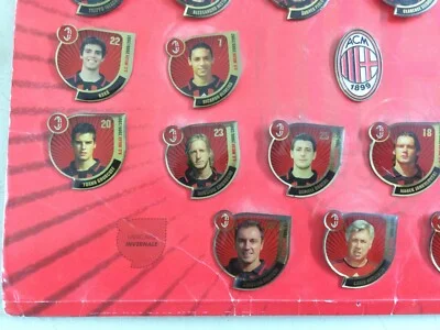 Sport, Football, Footballers: Milan Team, Collectible Pins with Portraits