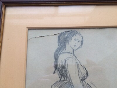 Scanno, Abruzzo: La Scannese. Disegno A Matita Di Gino Albieri (1928)