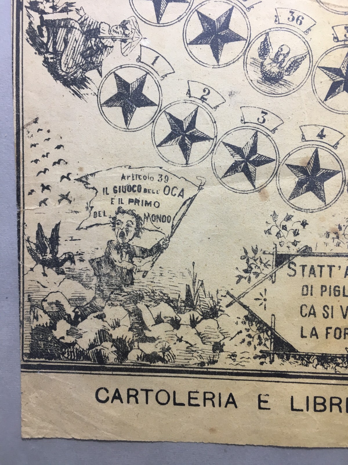 Antico Gioco Dell'Oca Pubblicitario Morisco   Bari, Folklore E Dialetto