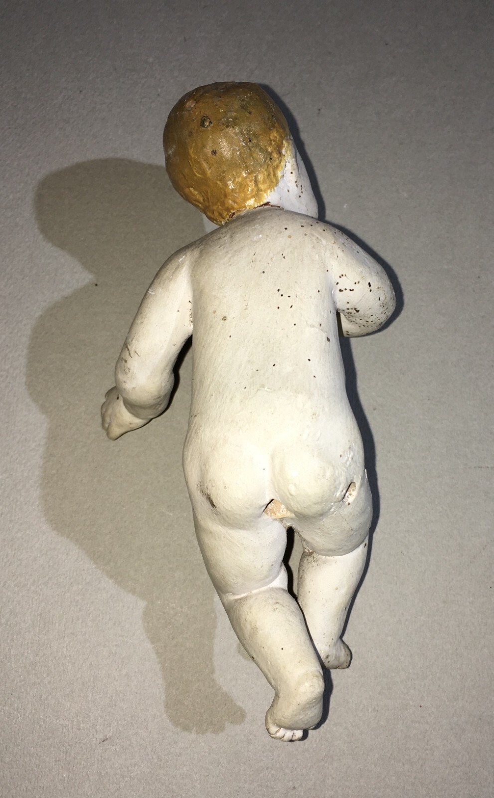 Arte Popolare Devozionale: Bambinello In Terracotta Policroma, XIX Secolo