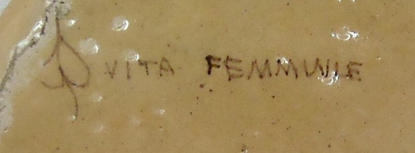 Orvieto   Ciaurro   Ceramica Decorata Vita Femminile