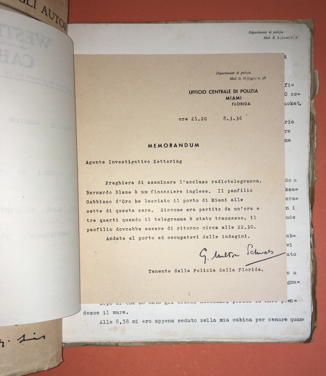 Letteratura Estera Poliziesca   Giallo Americano   Wheatley   Links   Delitto A Miami   1937