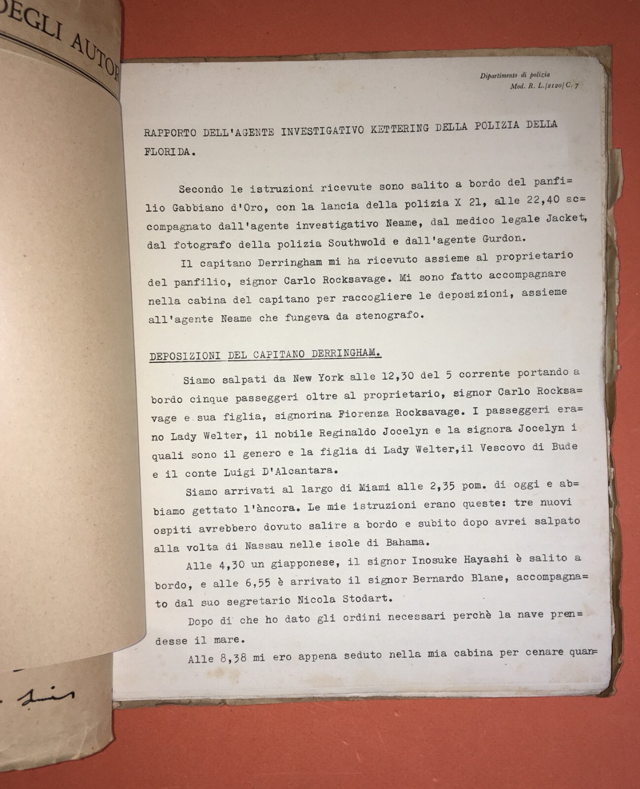Letteratura Estera Poliziesca   Giallo Americano   Wheatley   Links   Delitto A Miami   1937