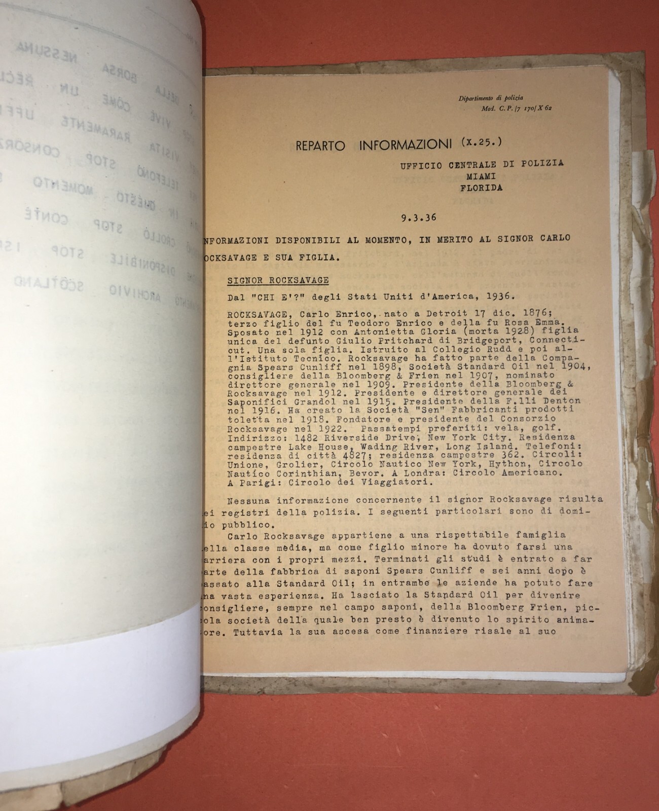 Letteratura Estera Poliziesca   Giallo Americano   Wheatley   Links   Delitto A Miami   1937