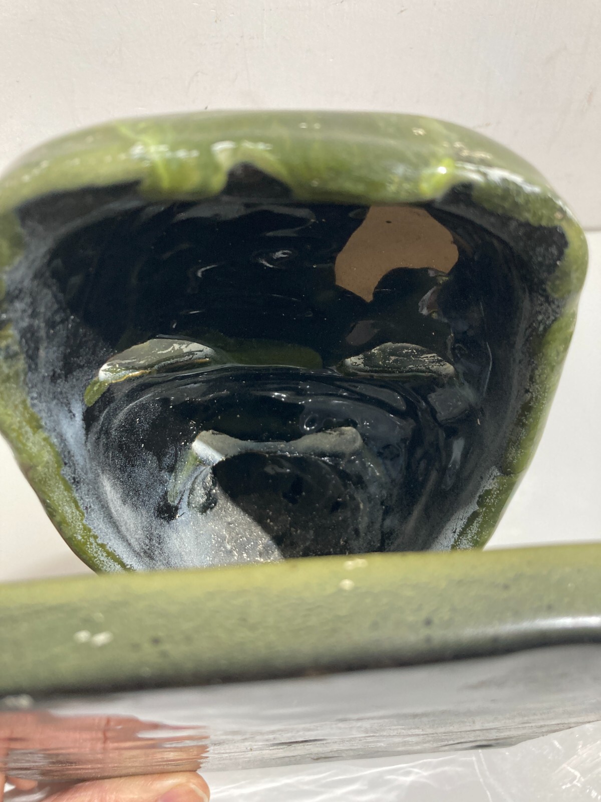 Raro Complemento d'Arredo In Ceramica Da Collezione, Venezia, S. Polo, Maschera Verde