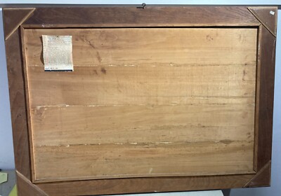 Suggestiva Veduta Paesaggistica Urbana   Artista Zeller   Dipinto Decorativo   1948
