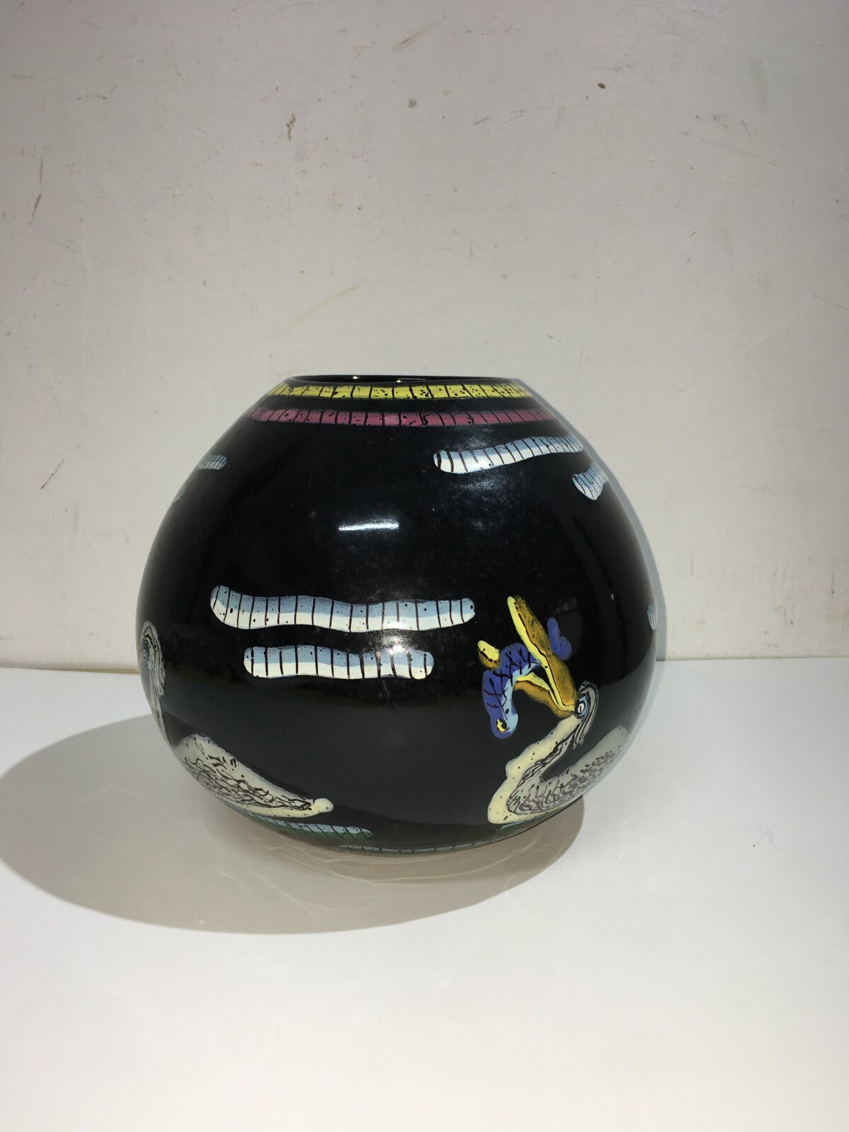 Ceramica Del '900, Arte, Artista Veneziano, Venezia, Fabbrica Ancora, Vaso Decorativo