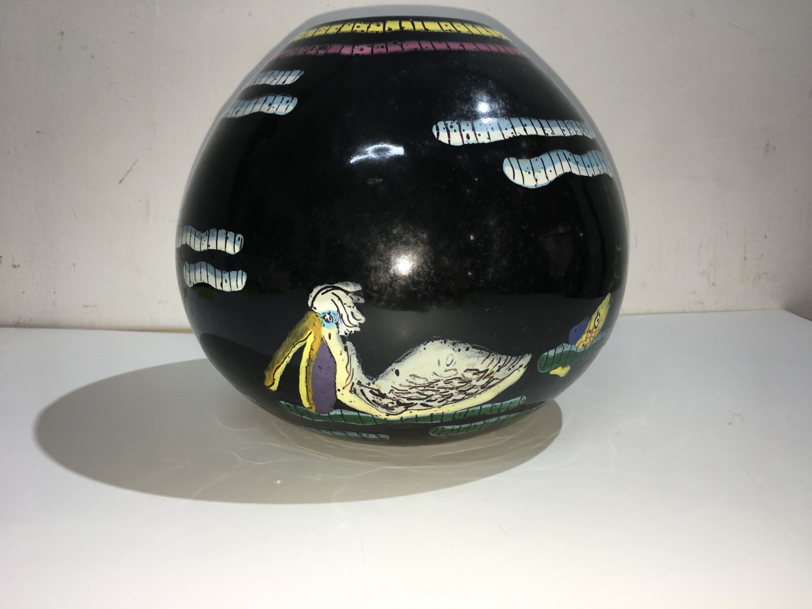Ceramica Del '900, Arte, Artista Veneziano, Venezia, Fabbrica Ancora, Vaso Decorativo
