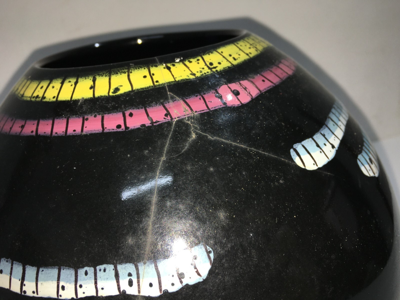 Ceramica Del '900, Arte, Artista Veneziano, Venezia, Fabbrica Ancora, Vaso Decorativo