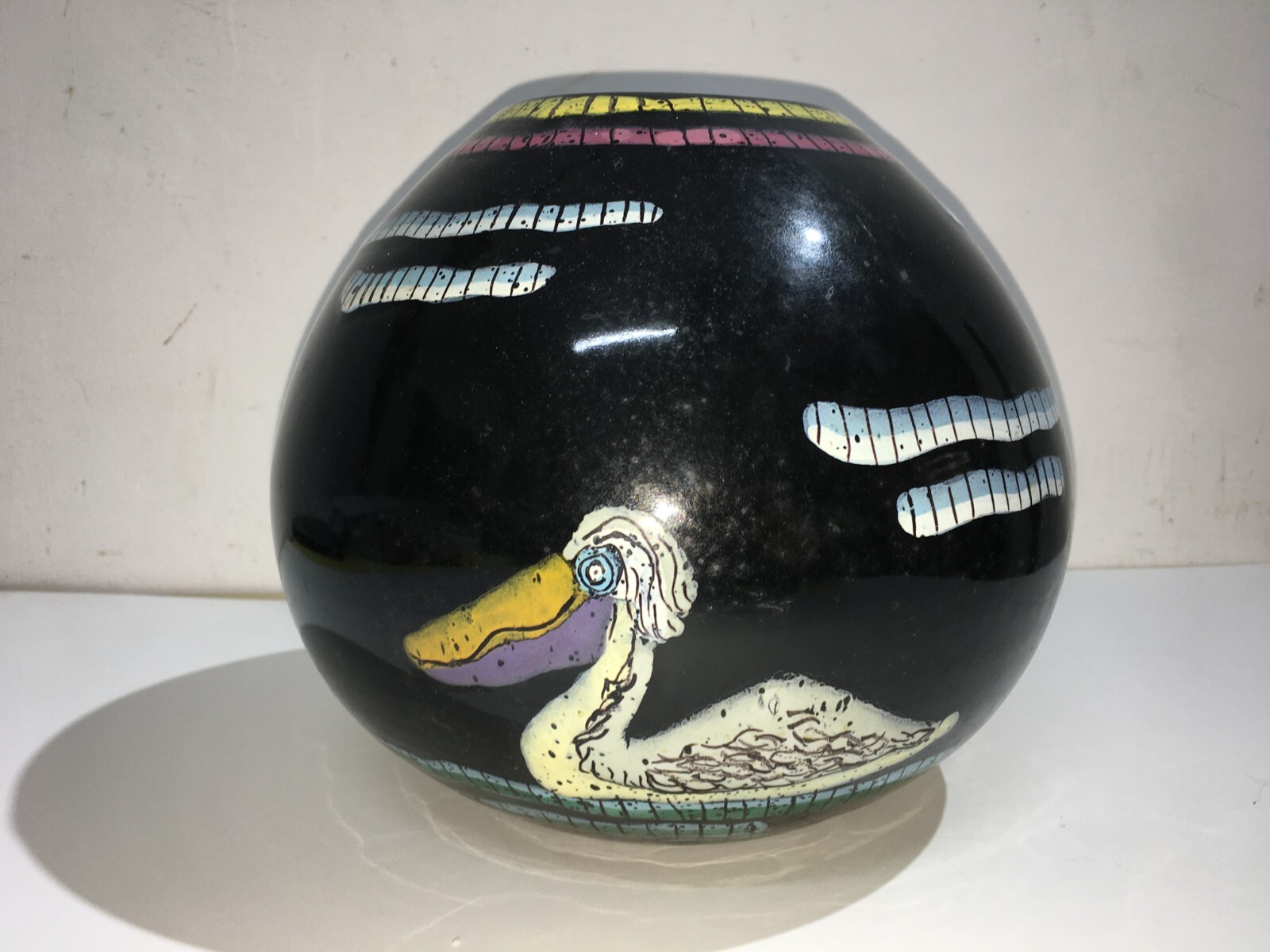 Ceramica Del '900, Arte, Artista Veneziano, Venezia, Fabbrica Ancora, Vaso Decorativo