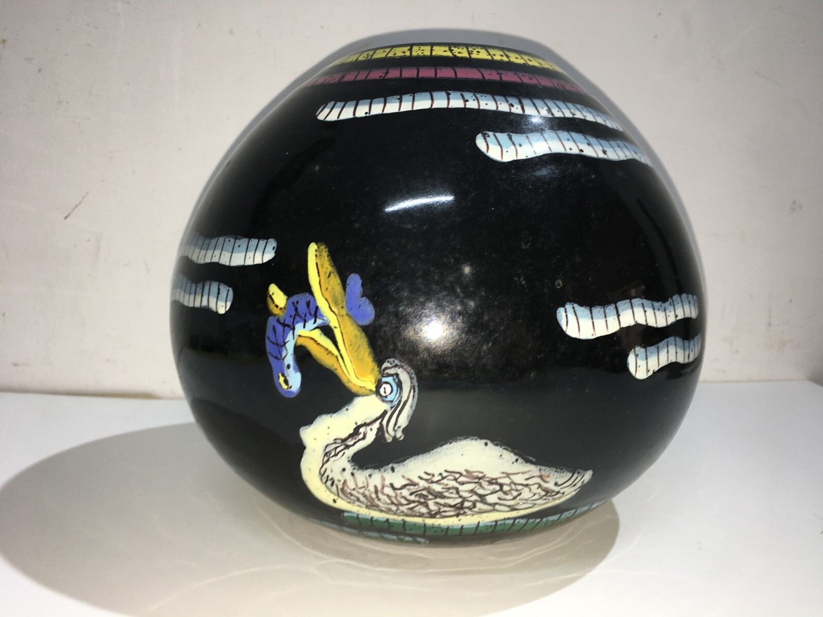 Ceramica Del '900, Arte, Artista Veneziano, Venezia, Fabbrica Ancora, Vaso Decorativo