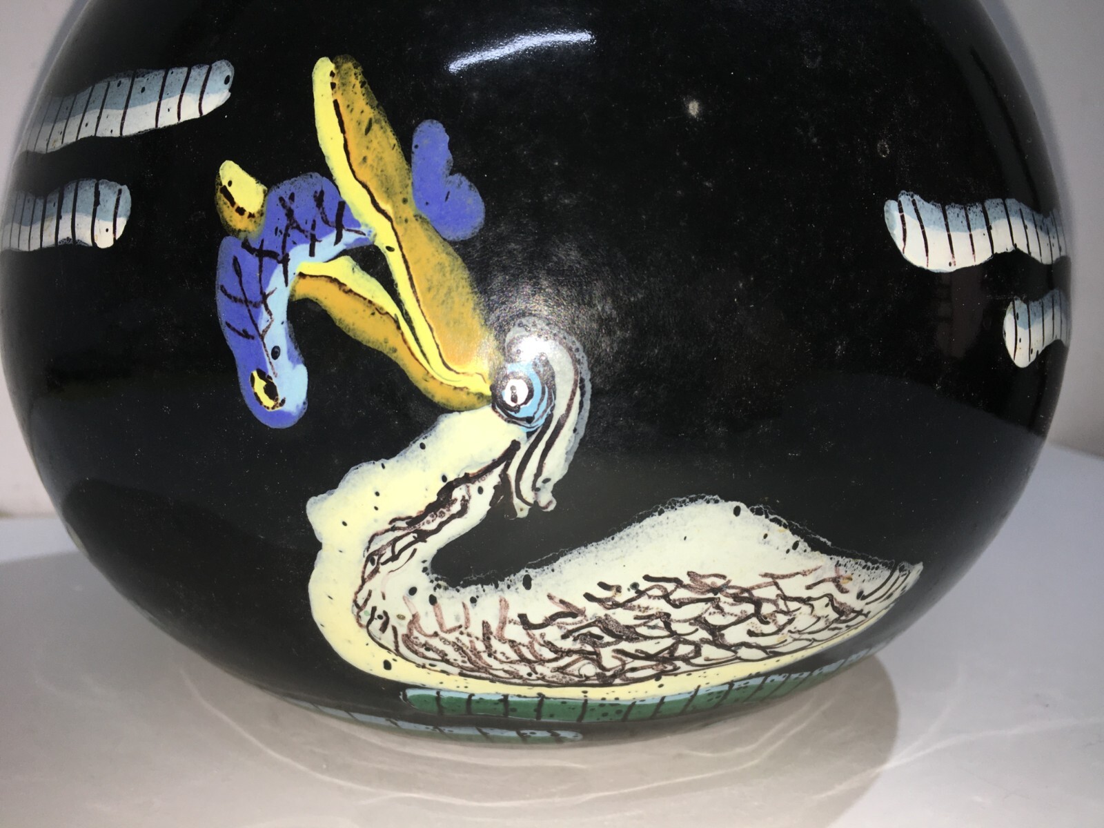 Ceramica Del '900, Arte, Artista Veneziano, Venezia, Fabbrica Ancora, Vaso Decorativo