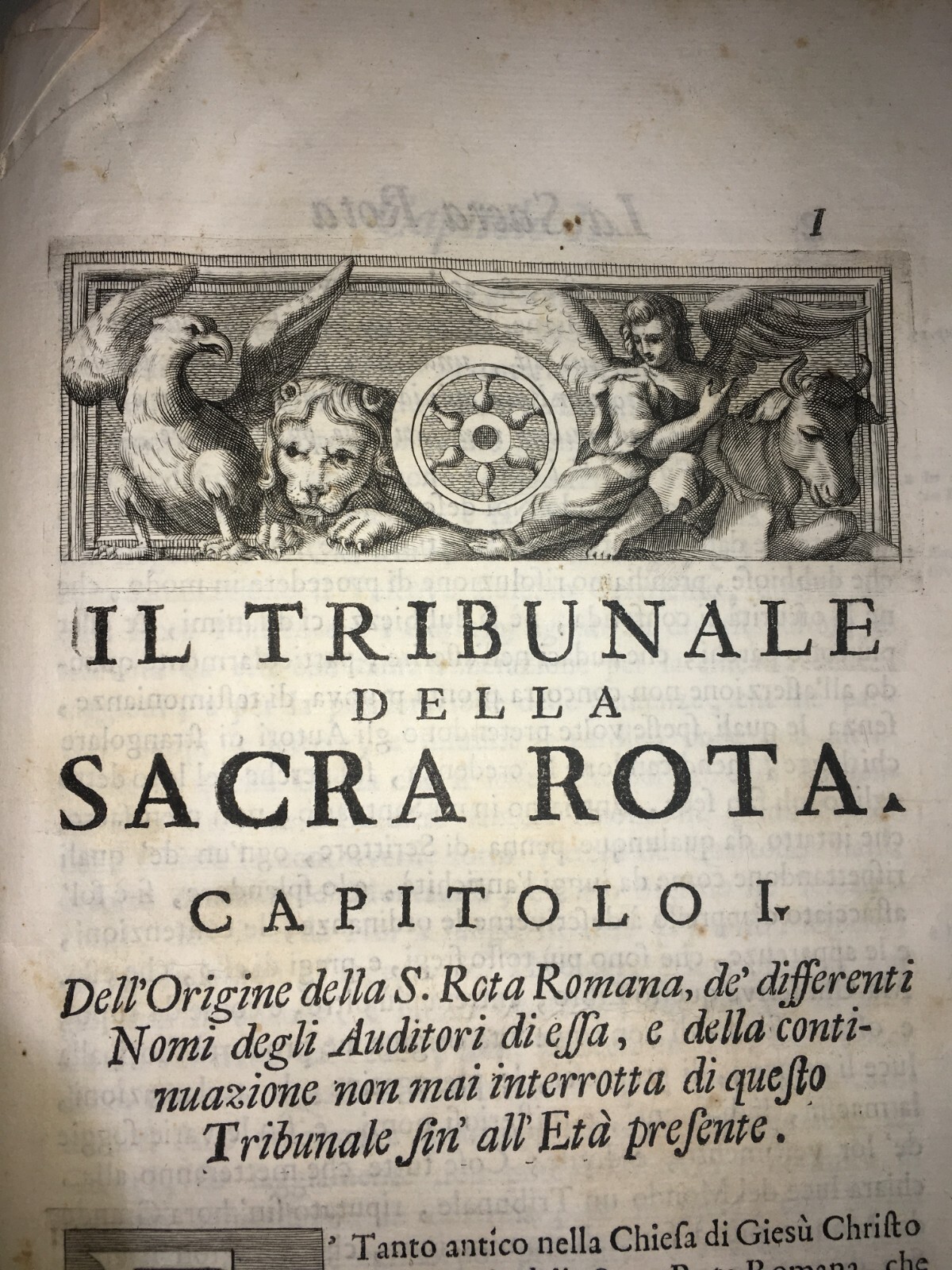 Giurisprudenza Ecclesiastica Il Tribunale Della S. Rota Romana 1717