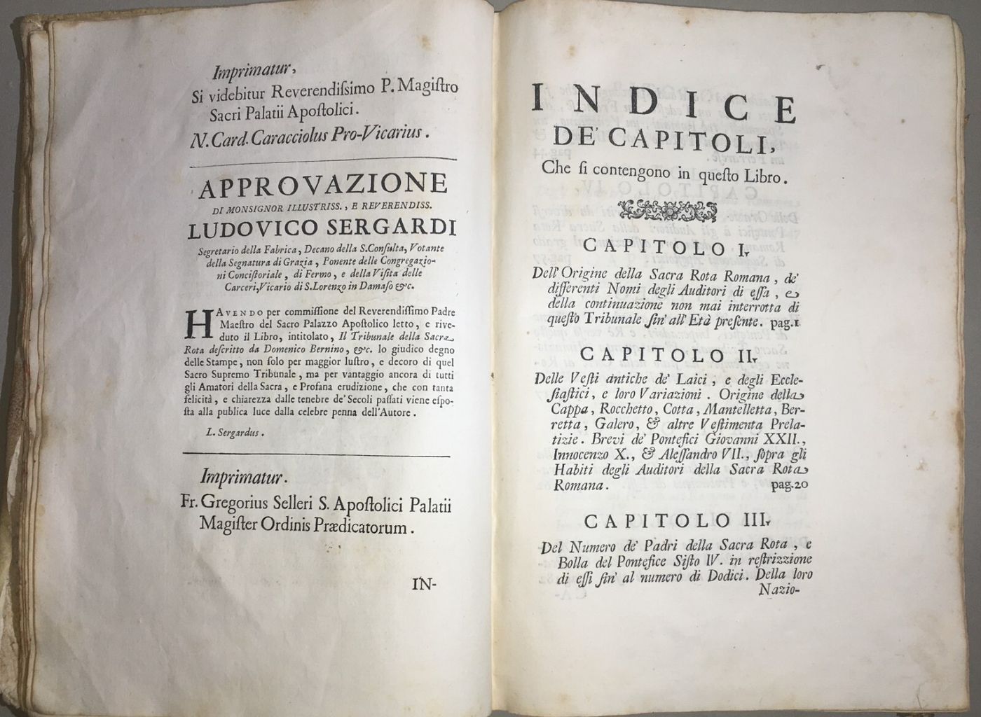 Giurisprudenza Ecclesiastica   Il Tribunale Della S. Rota Romana   1717