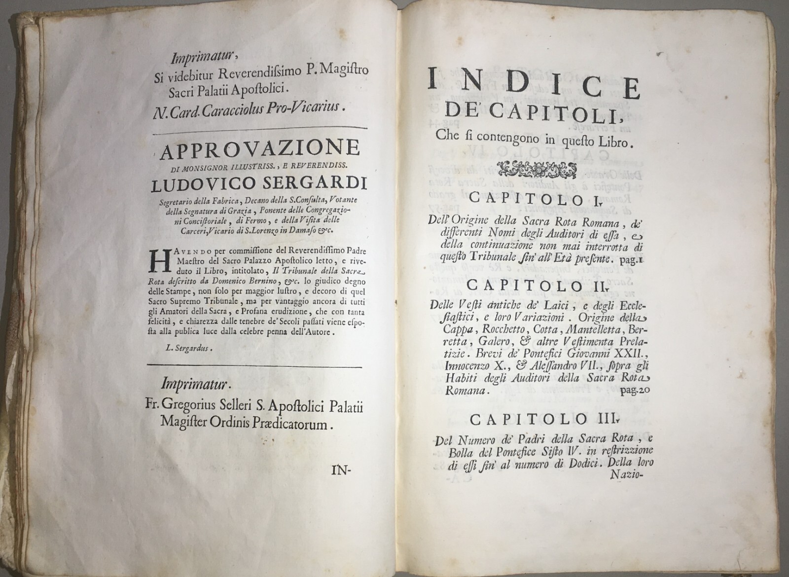 Giurisprudenza Ecclesiastica Il Tribunale Della S. Rota Romana 1717