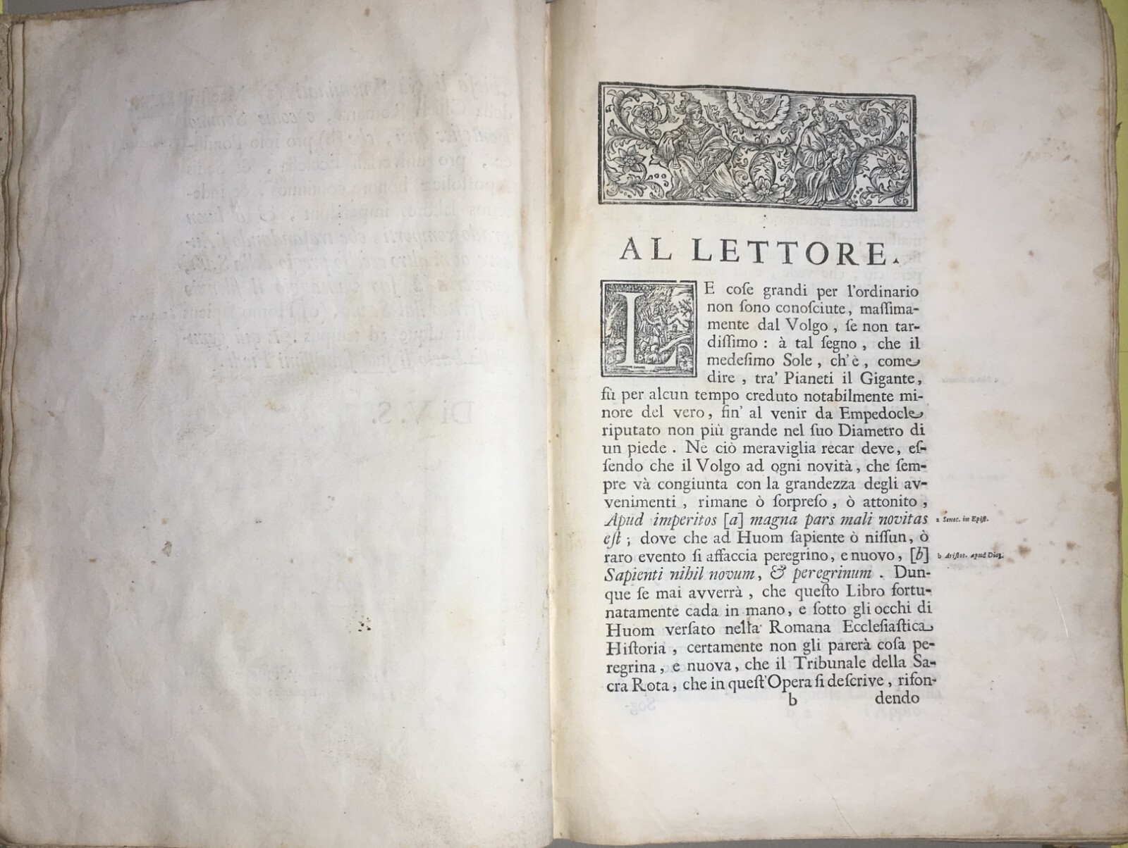 Giurisprudenza Ecclesiastica Il Tribunale Della S. Rota Romana 1717