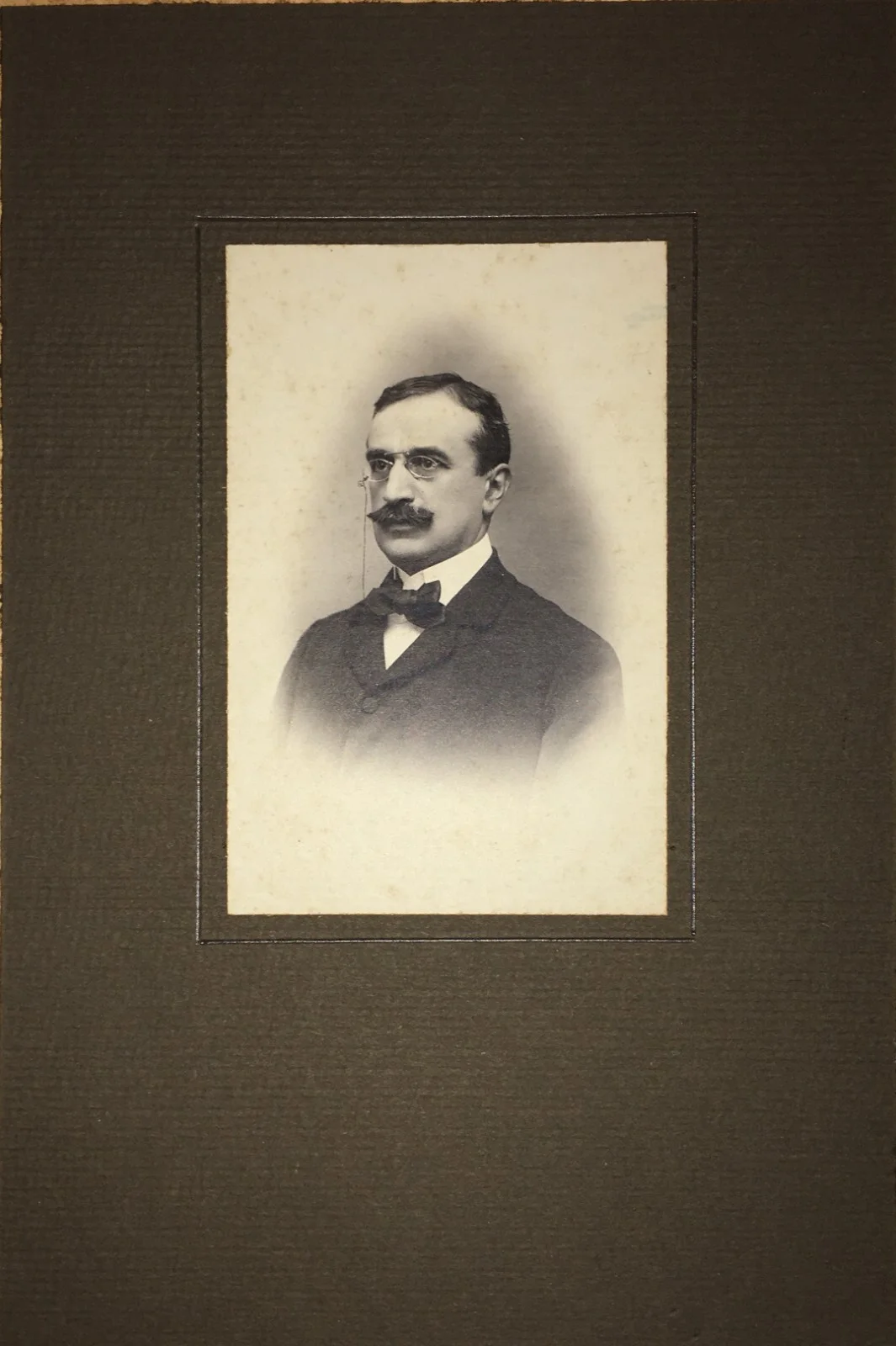 Bologna, Politics: Deputy Cesare Sanguinetti. Antique Photograph, Period Portrait