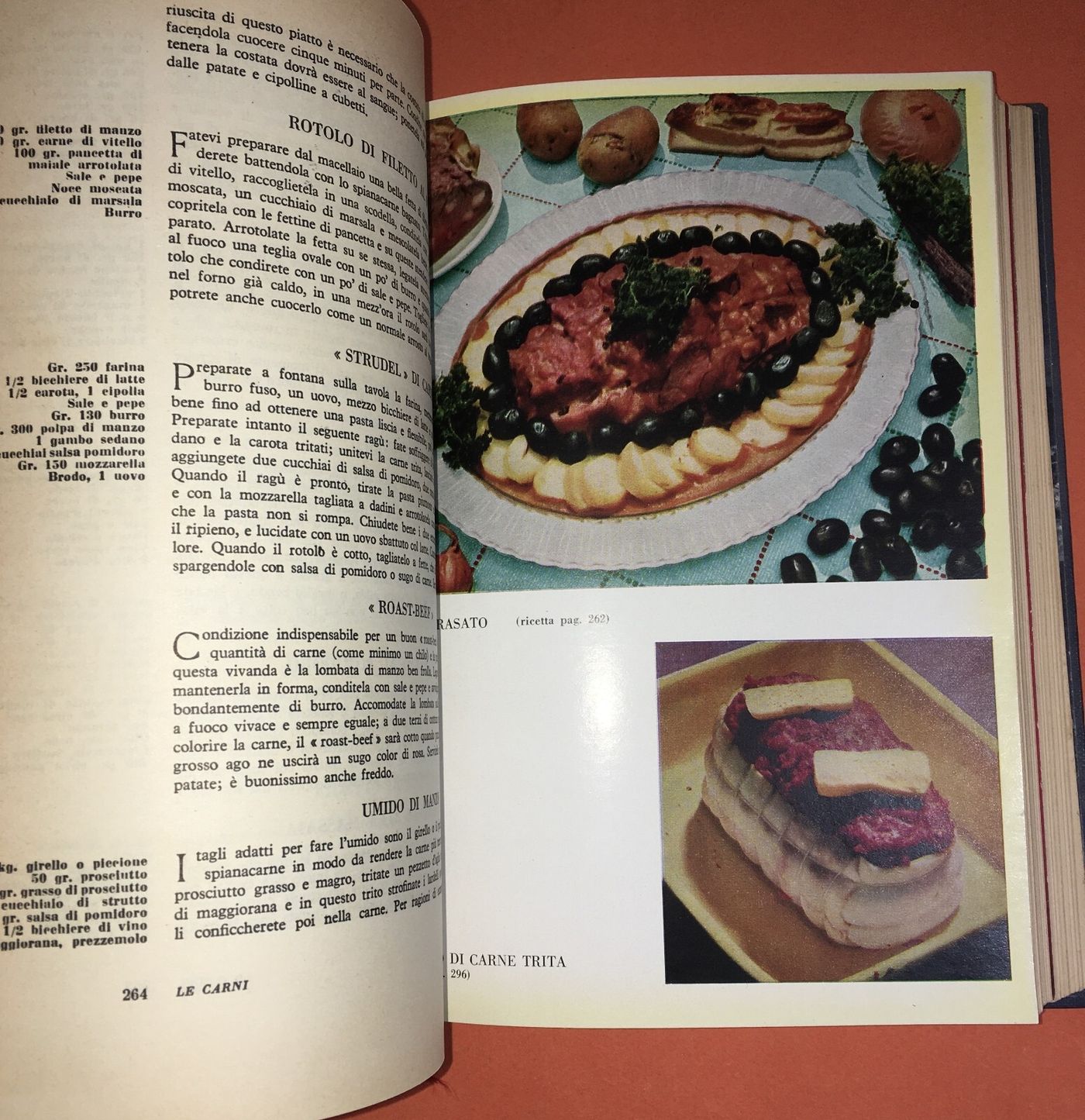 Culinaria, Cucina Regionale, Pasticceria, Ampio Ricettario Illustrato, Domus, 1956
