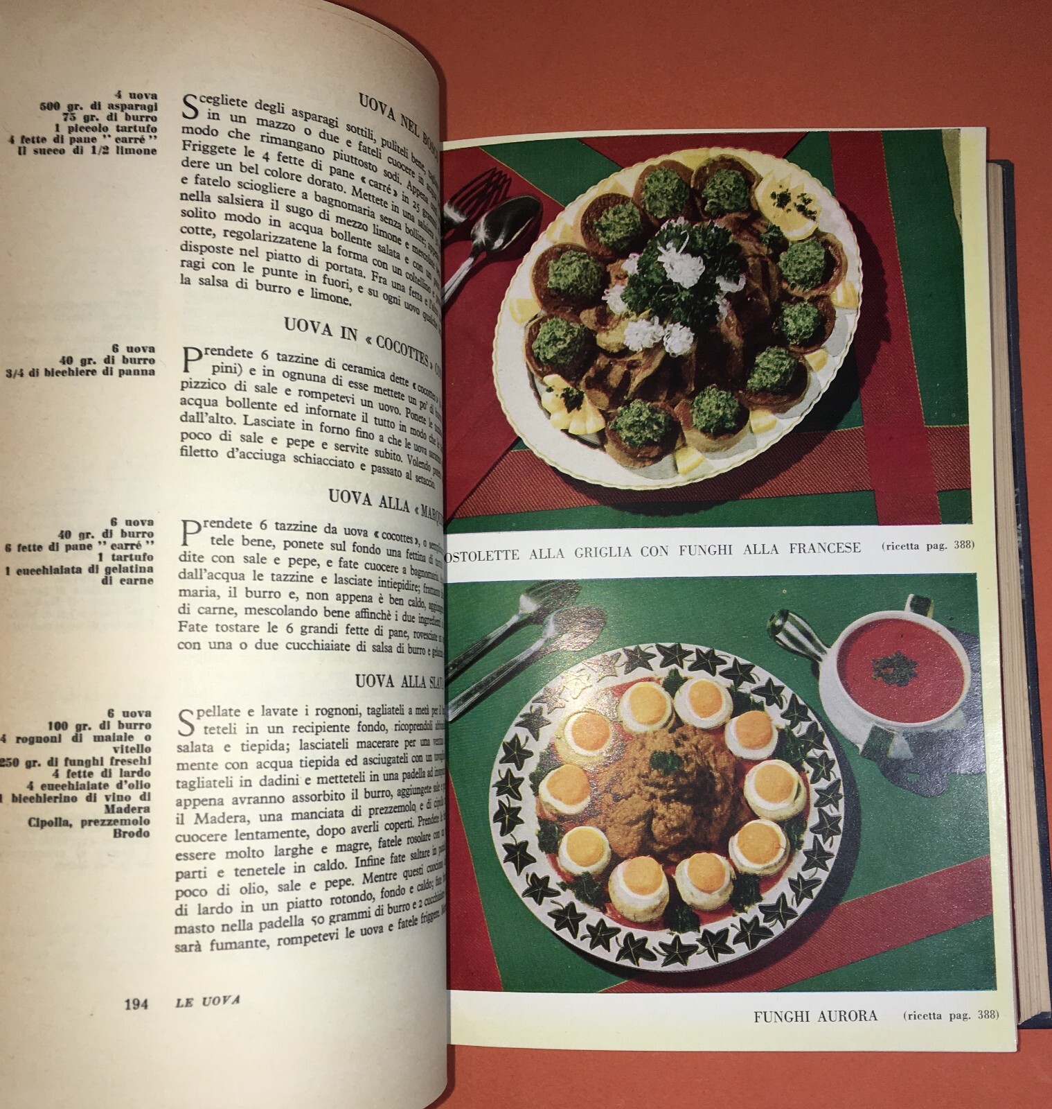 Culinaria, Cucina Regionale, Pasticceria, Ampio Ricettario Illustrato, Domus, 1956