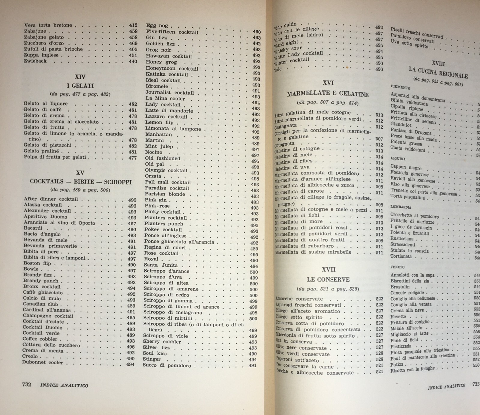 Culinaria, Cucina Regionale, Pasticceria, Ampio Ricettario Illustrato, Domus, 1956