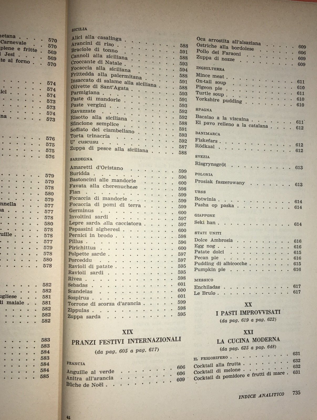 Culinaria, Cucina Regionale, Pasticceria, Ampio Ricettario Illustrato, Domus, 1956