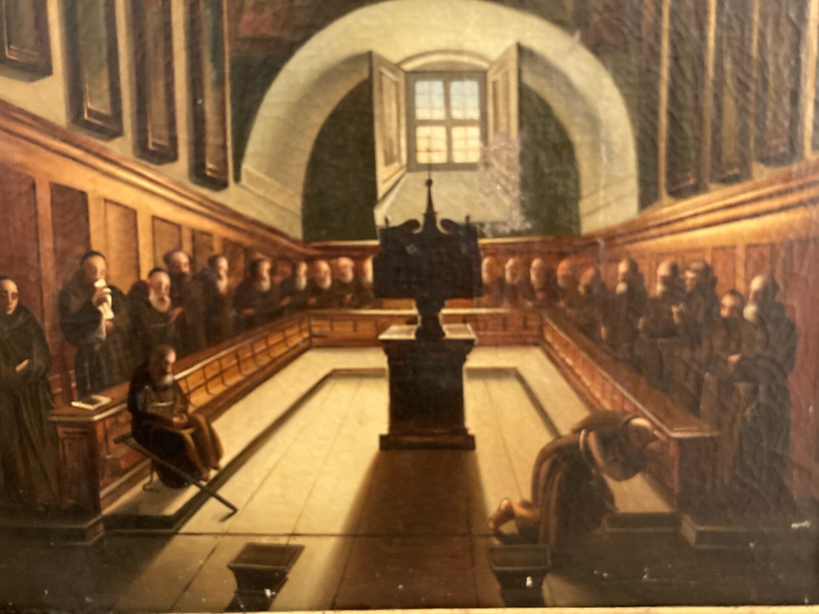 Veduta Dell'Interno Della Chiesa Dei Cappuccini A Roma