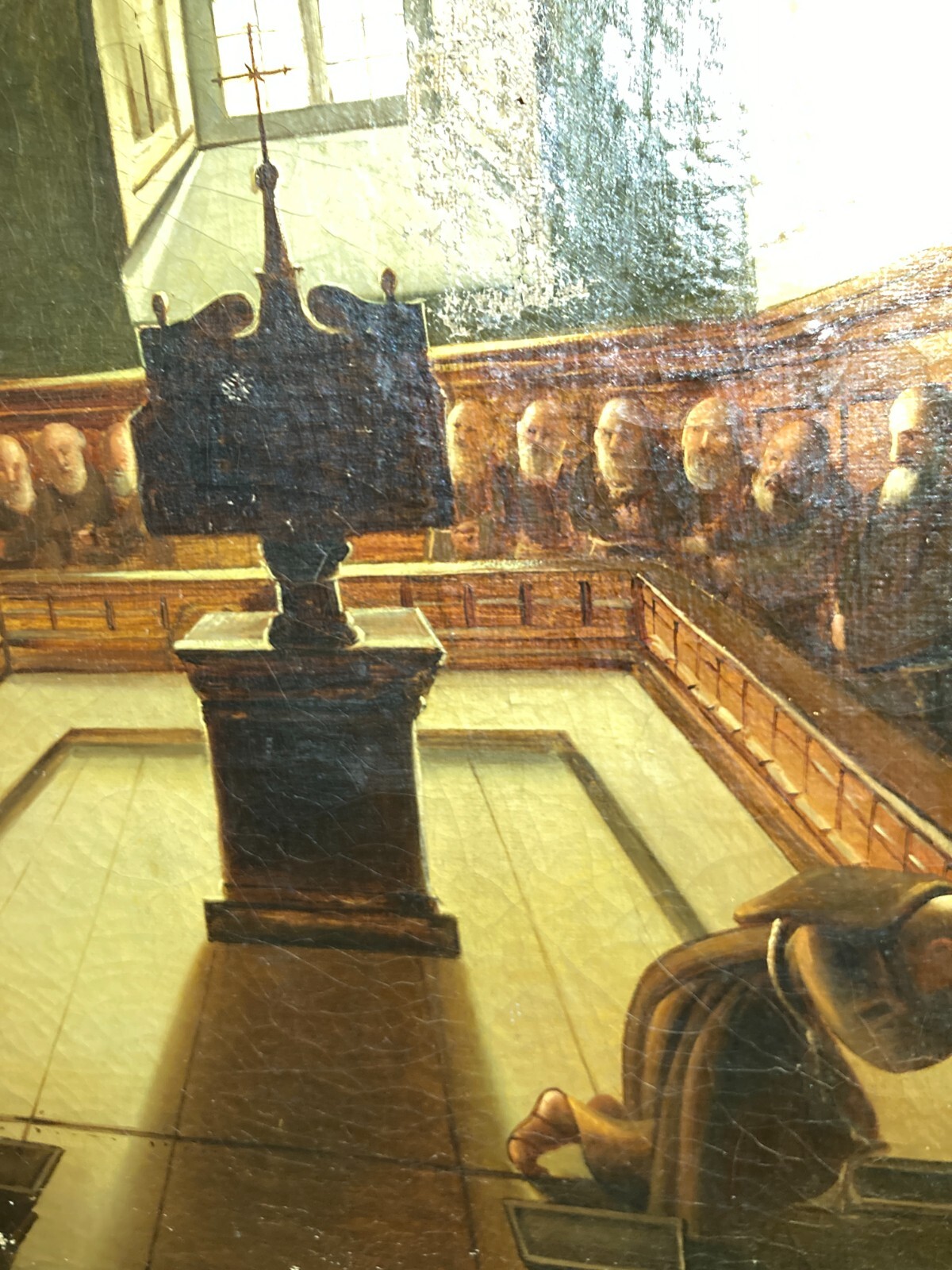 Veduta Dell'Interno Della Chiesa Dei Cappuccini A Roma