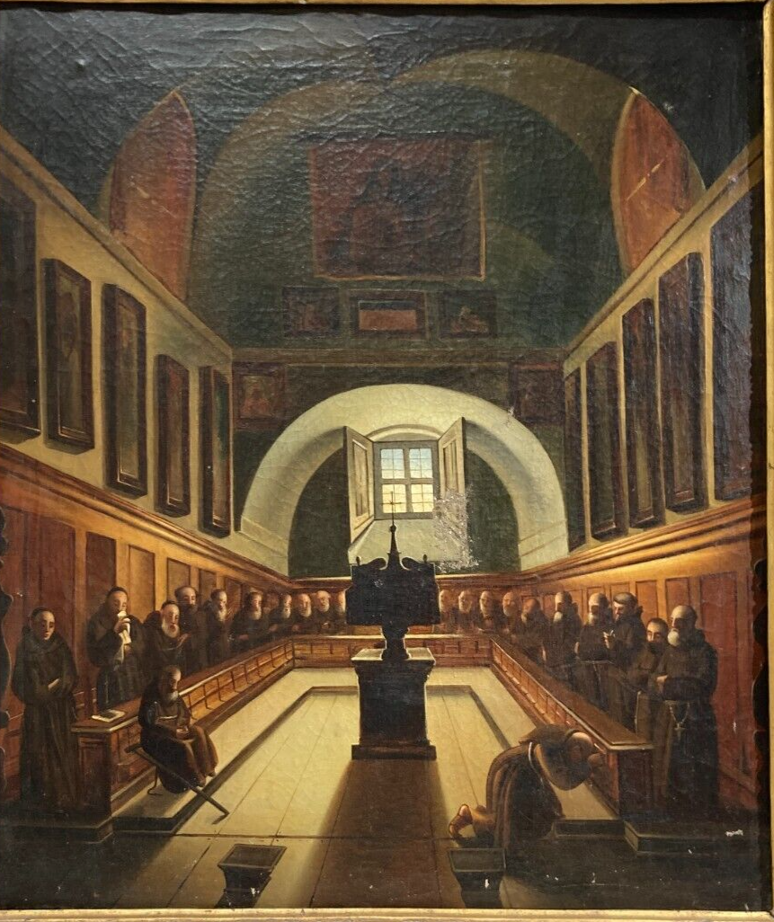 Veduta Dell'Interno Della Chiesa Dei Cappuccini A Roma