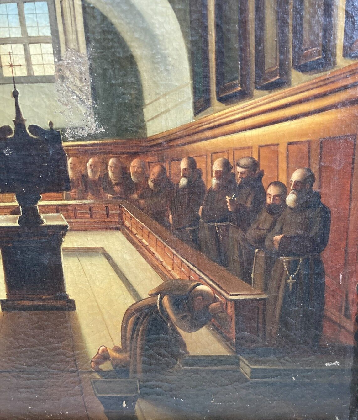 Veduta Dell'Interno Della Chiesa Dei Cappuccini A Roma