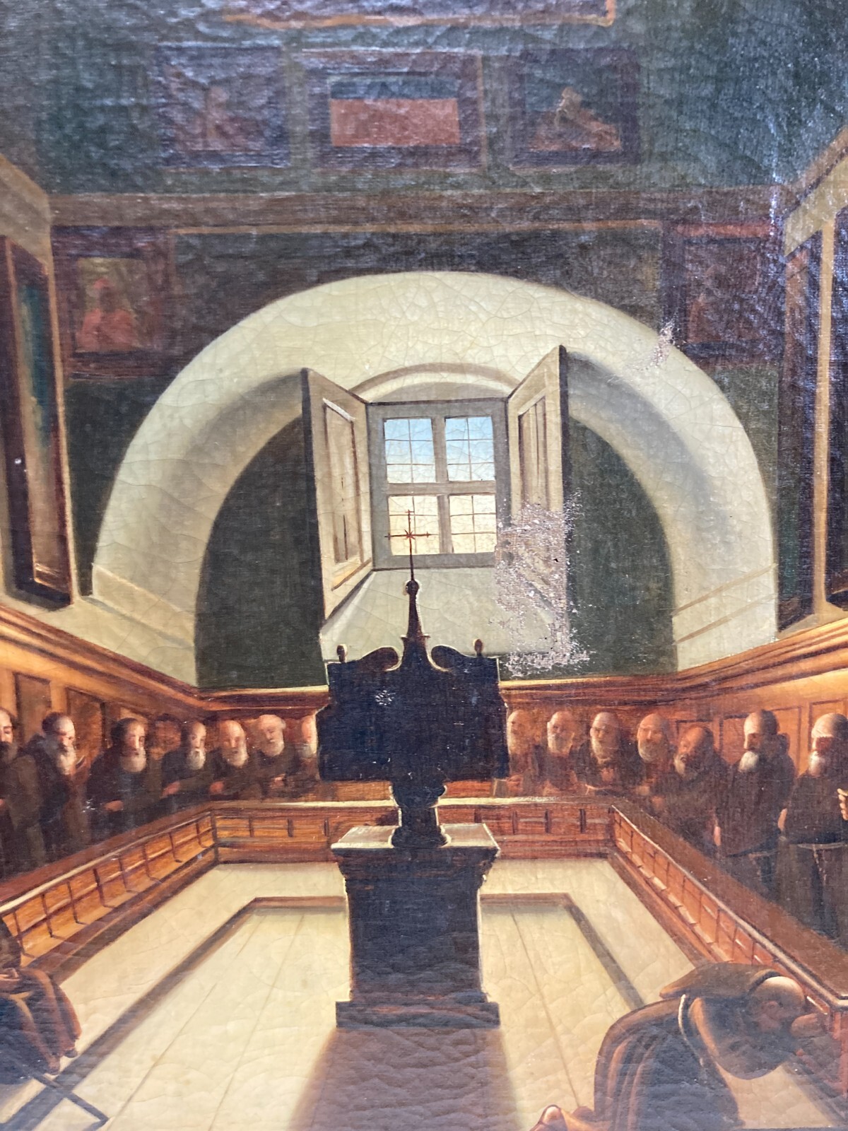 Veduta Dell'Interno Della Chiesa Dei Cappuccini A Roma