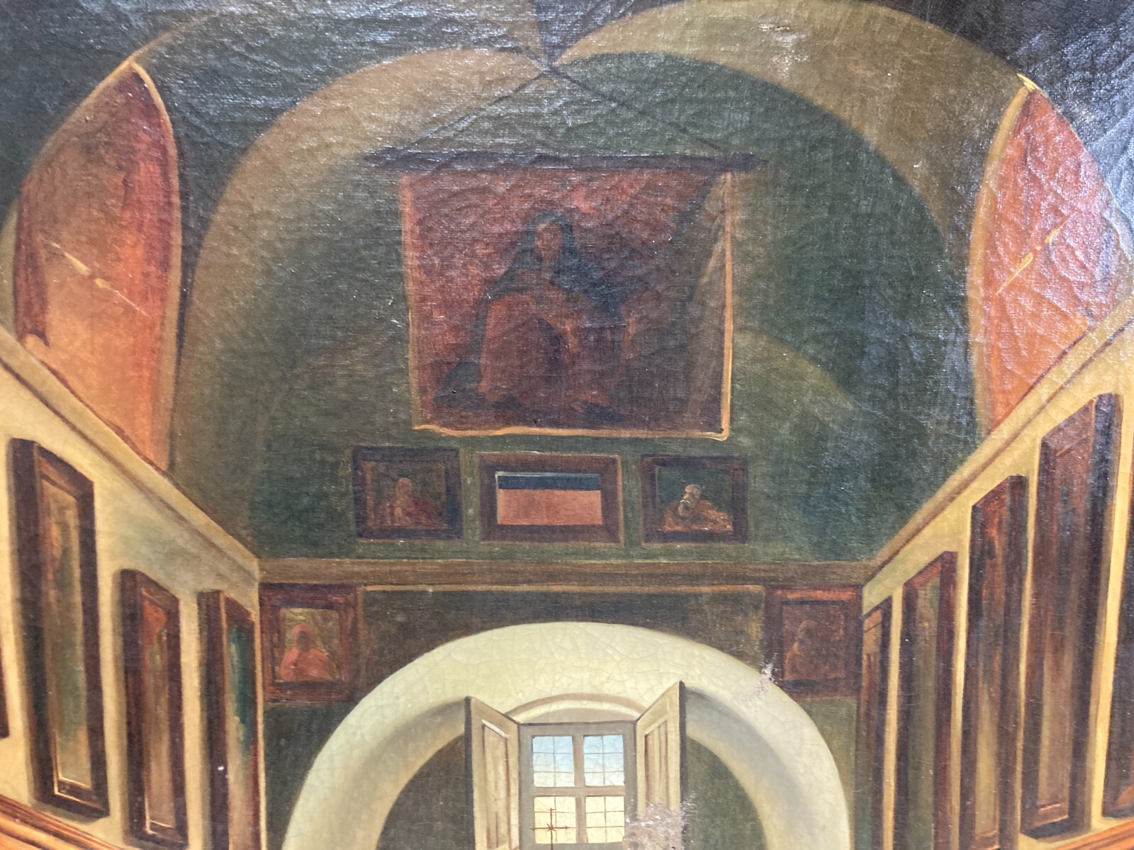 Veduta Dell'Interno Della Chiesa Dei Cappuccini A Roma