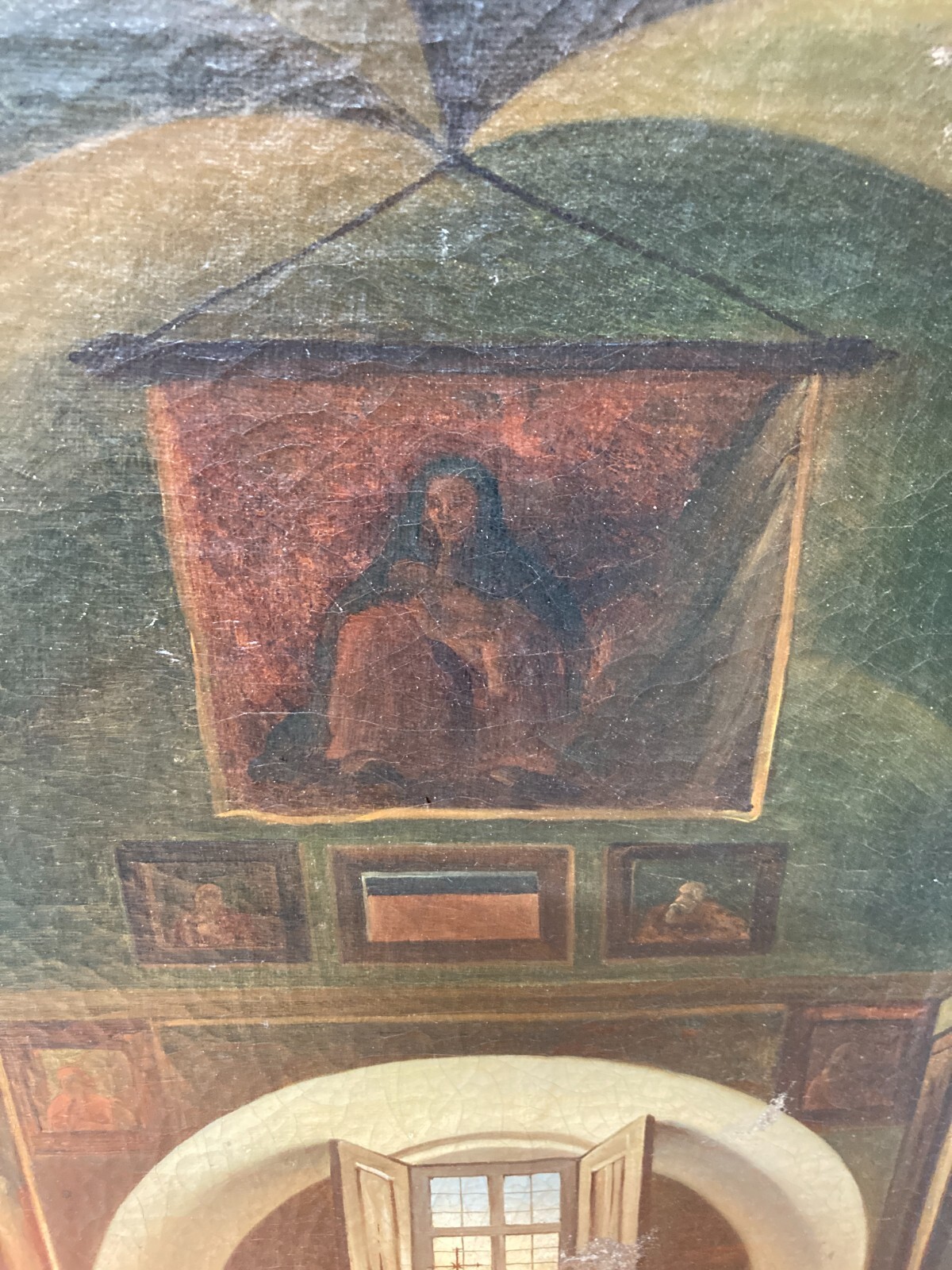 Veduta Dell'Interno Della Chiesa Dei Cappuccini A Roma