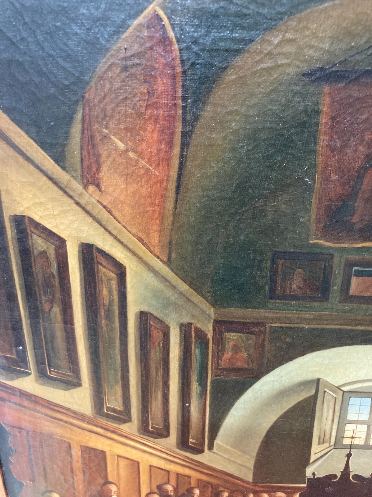 Veduta Dell'Interno Della Chiesa Dei Cappuccini A Roma