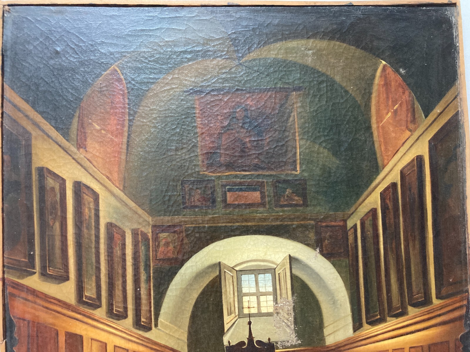 Veduta Dell'Interno Della Chiesa Dei Cappuccini A Roma