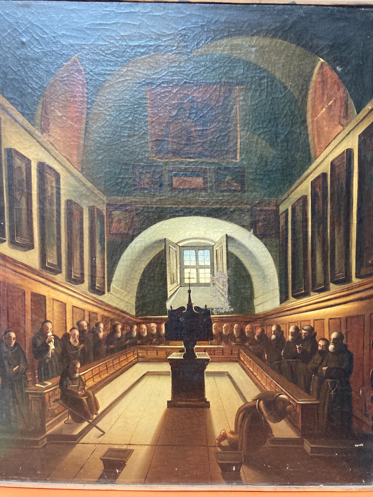 Veduta Dell'Interno Della Chiesa Dei Cappuccini A Roma