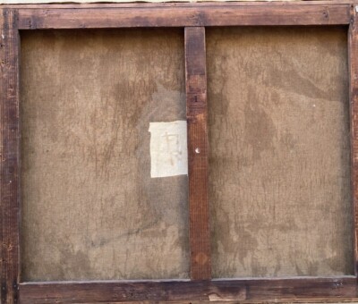 Arte Artista Dufour Paesaggio Con Ponte Antico Dipinto Firmato E Datato 1922