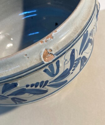Artistica Ceramica Popolare Meridionale, Abruzzo: Antica Zuppiera Con Mascheroni