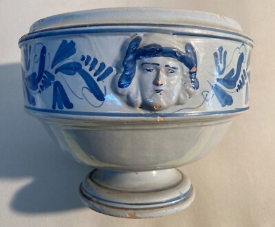 Artistica Ceramica Popolare Meridionale, Abruzzo: Antica Zuppiera Con Mascheroni