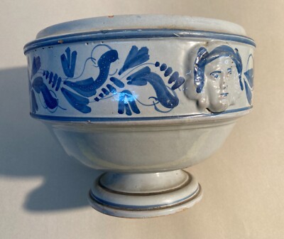 Artistica Ceramica Popolare Meridionale, Abruzzo: Antica Zuppiera Con Mascheroni
