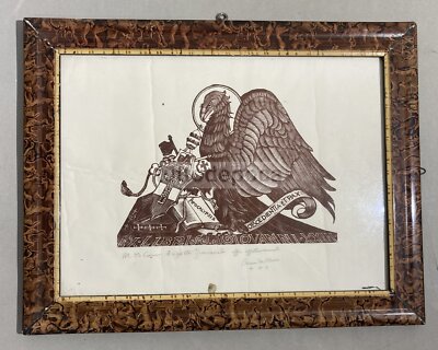 Marche. Bruno Da Osimo. Xilografia Originale. Apocalisse Di San Giovanni.