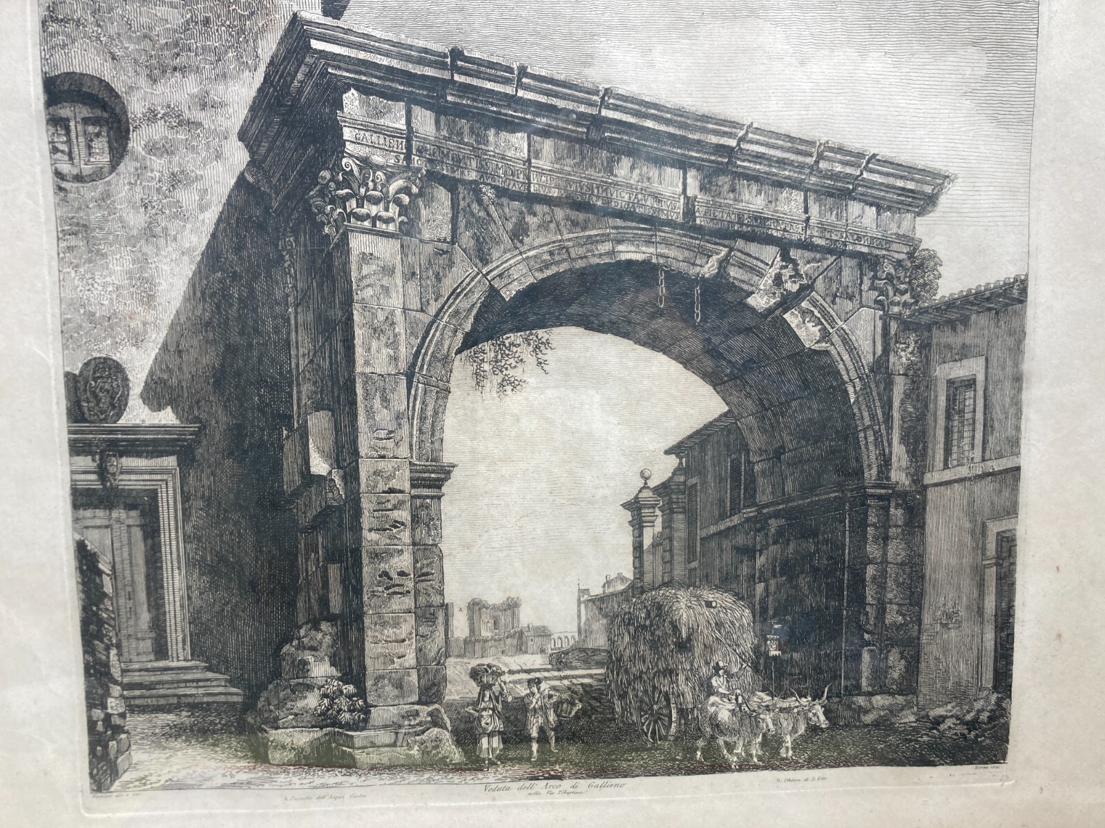 Roma Antica. Architettura Monumentale, Arco Di Gallieno, Tiburtina, 1821