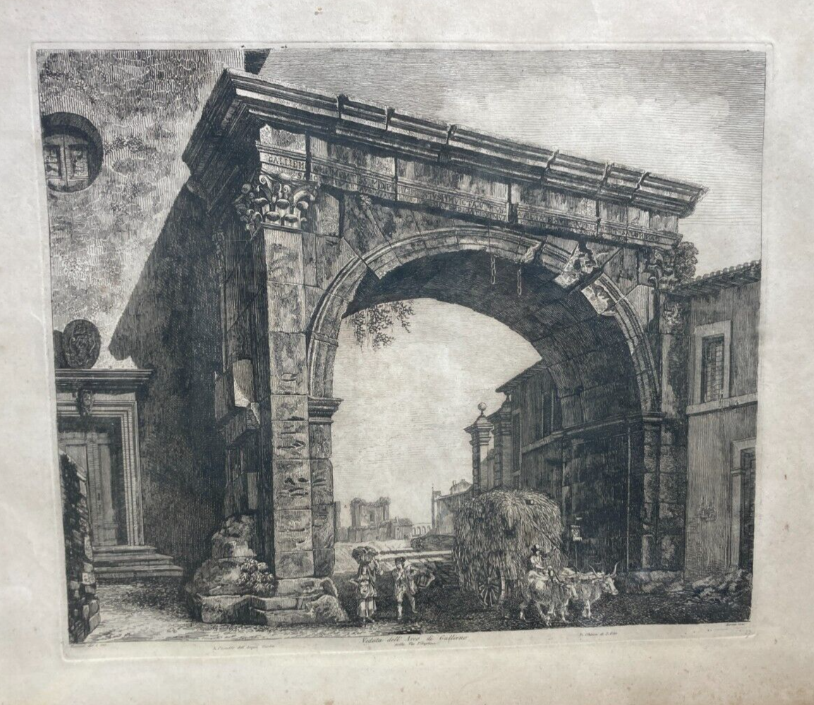 Roma Antica. Architettura Monumentale, Arco Di Gallieno, Tiburtina, 1821