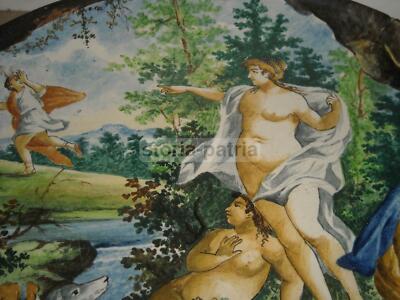 Arte E Mitologia: Grande Scena Mitologica Animata Con Nudi Femminili