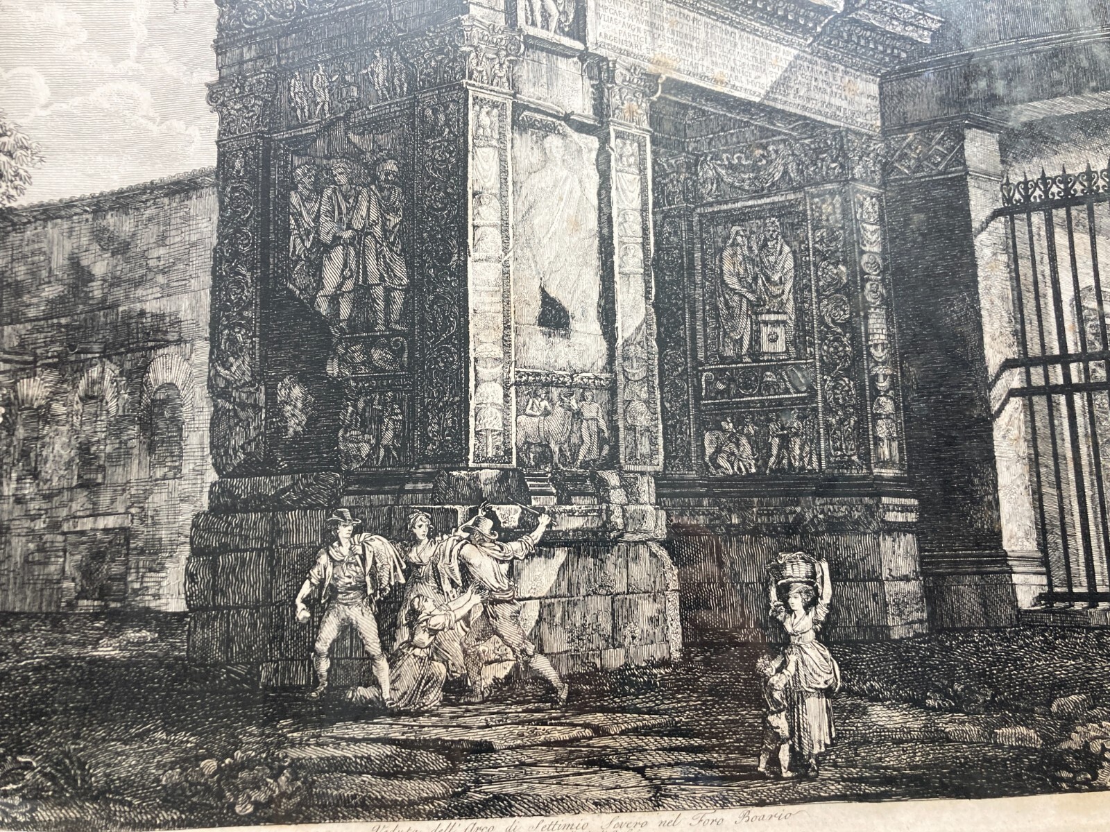 Roma Antica   Architettura Monumentale   Foro Boario   Arco Di Settimio Severo   1821