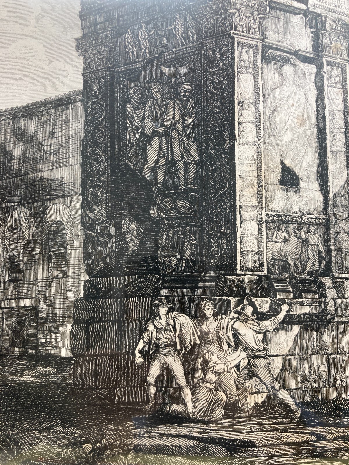 Roma Antica   Architettura Monumentale   Foro Boario   Arco Di Settimio Severo   1821