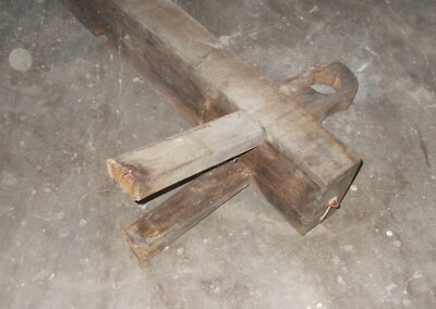 Artigianato Del Legno: Grande Attrezzo Da Collezione, Telaio Per Tessitura Antico
