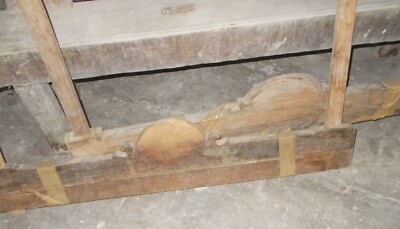 Artigianato Del Legno: Grande Attrezzo Da Collezione, Telaio Per Tessitura Antico