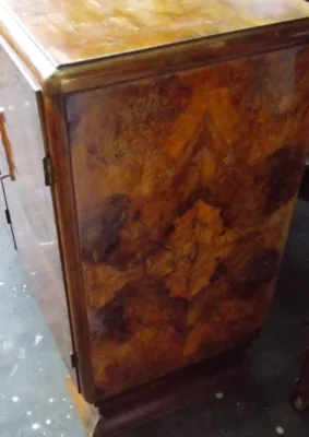 20th-Century Decorative Arts - Design - Pair of Wood and Burl Cabinets - Ponti Era